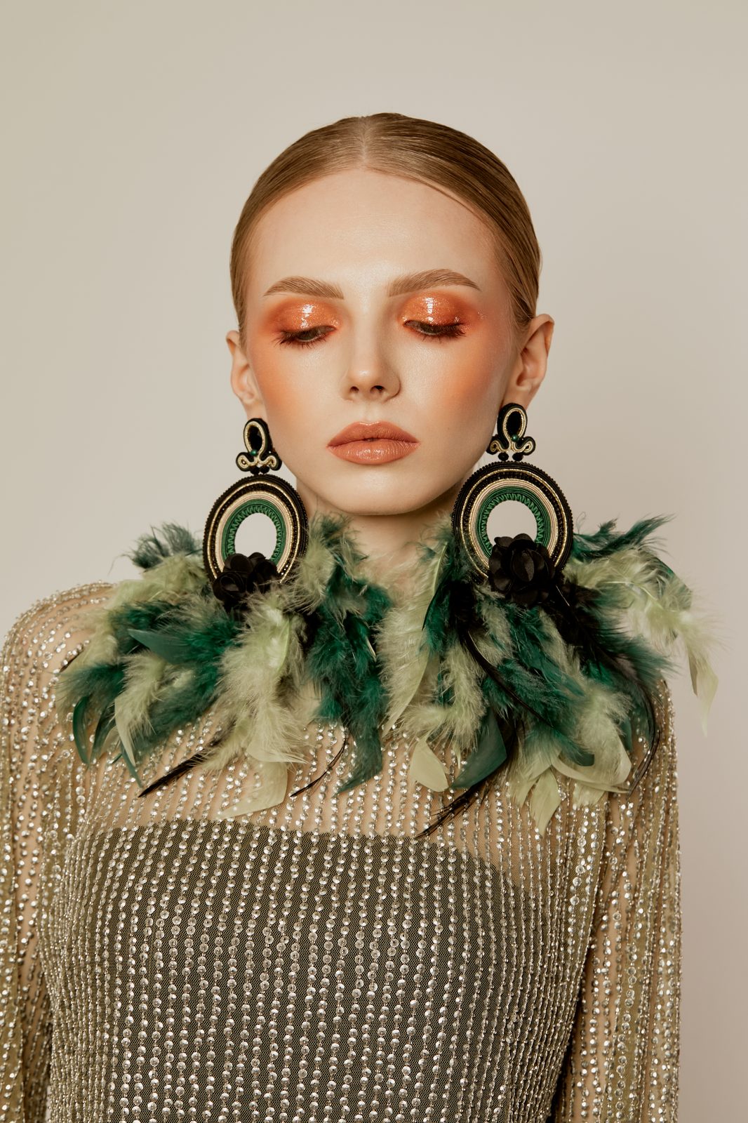 Fashion editorial – złoty look – Klaudia Czech