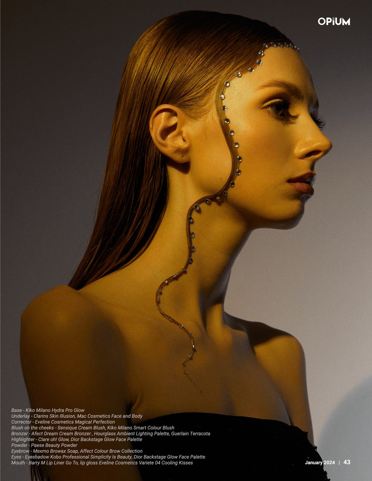 Beauty editorial OPIUM – profil – Klaudia Czech